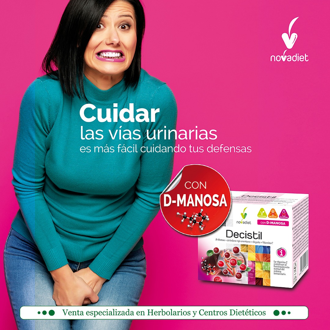 novatuits's tweet photo. ¿Sabías que después de las infecciones respiratorias, las infecciones del tracto urinario (ITU) son las más frecuentes?.
Cuida tus vías urinarias con la eficacia de la D-Manosa y el Arándano rojo americano y disfruta a tope del #Verano #SaludNatural #noVadiet #Decistil https://t.co/oPRe46flL4