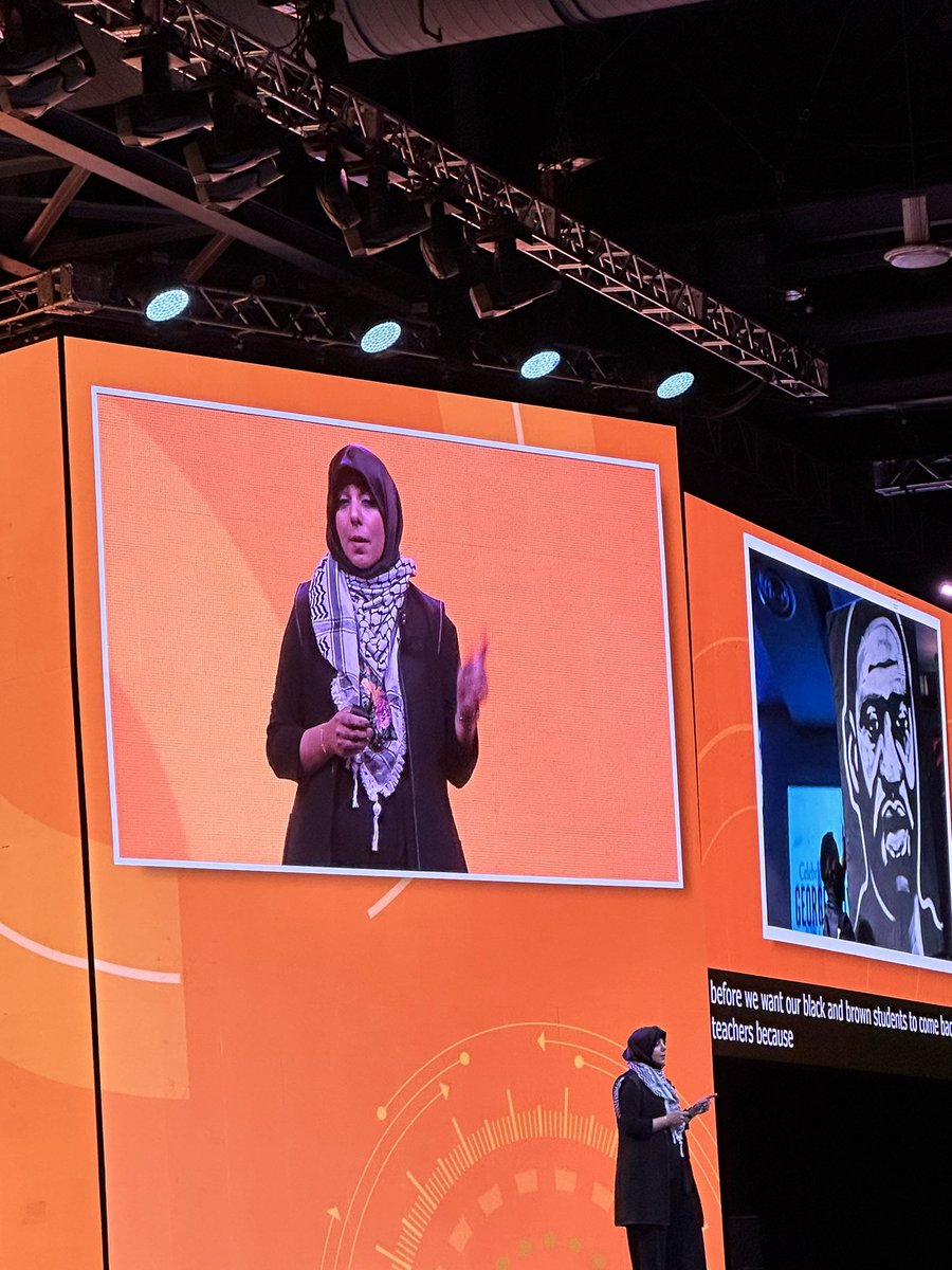 DerrickSwistak's tweet image. Watching @SJEducate rock the main stage this morning at #iste! She is so inspiring! #207lead
"Be bold. Dream bold. Build the future that you want to see because you are the architect and you make these choices."
“Student agency is more than a choice board.”