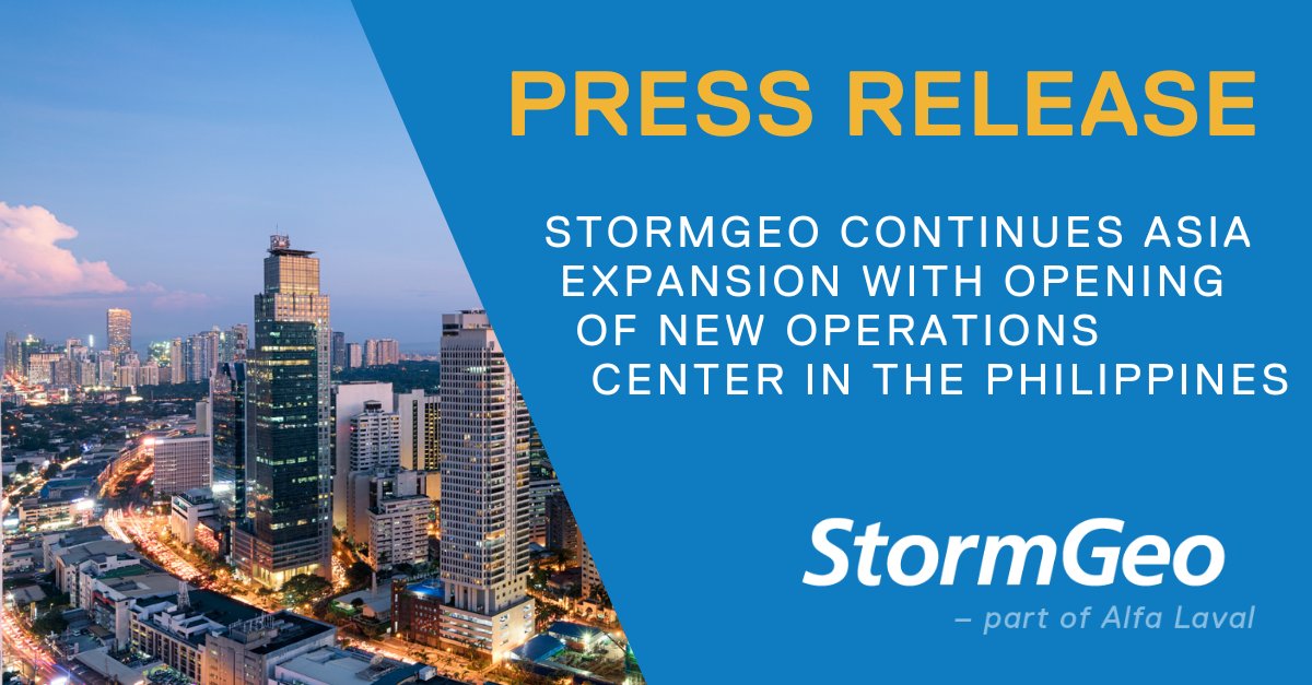 StormGeo tweet media