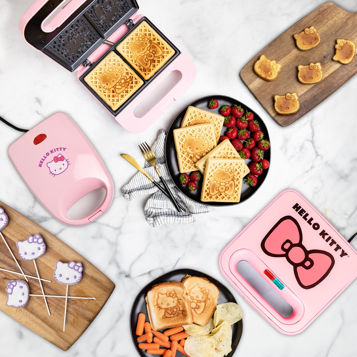 uncannybrands's tweet photo. Pretty in Pink with a touch of Hello Kitty magic!💕

@sanrio @hellokitty #hellokitty #sanrio #grilledcheese #waffles #cakepops #hellokittycollector #hellokittylove #hellokittyforever #hellokittylover #feedyourfandom #uncannybrands https://t.co/Esh3v8t6Ez