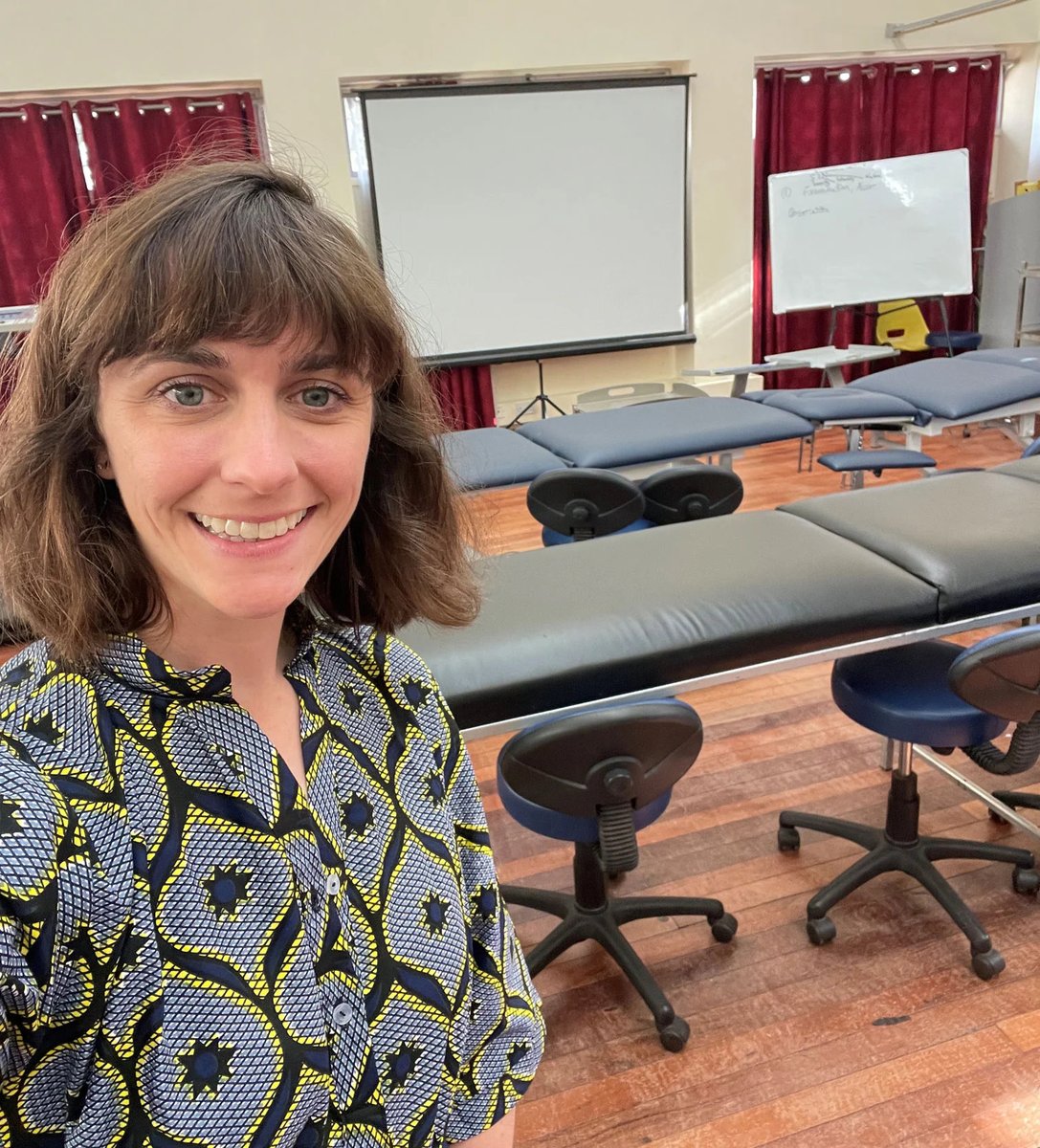 PittSHRS's tweet photo. One of Pitt’s Doctor of Physical Therapy (DPT) graduates is helping to change women’s health care in Kenya. Molly Bachmann (DPT ‘18) is making sustainable changes in clinical practice by providing intensive training to the local physiotherapists. https://t.co/aVgZ8Hl05h https://t.co/eof9Samxe0