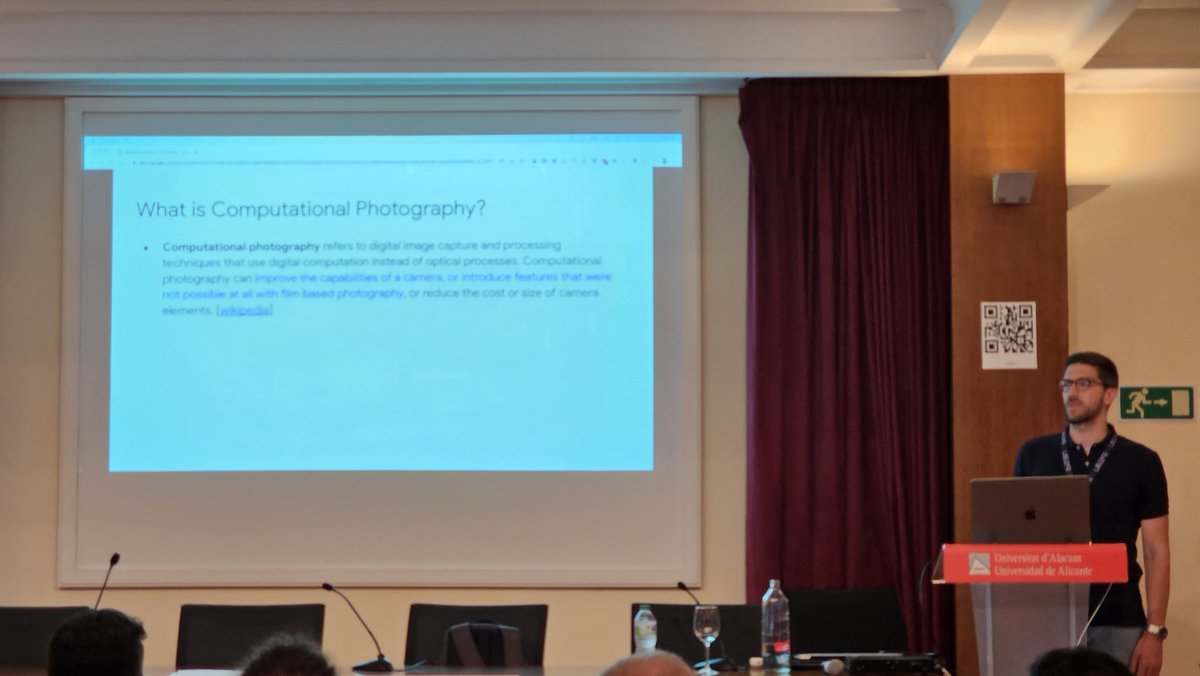 Computational photography tutorial by Sergio Orts at #IbPRIA2023