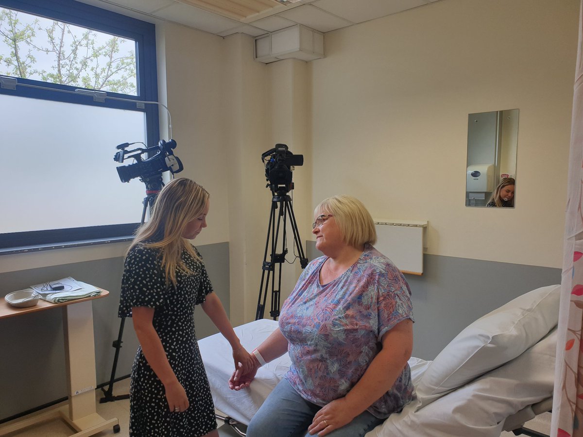 We have just filmed the first scenes of a patient's journey.🎬🤩 This project will showcase the essential Healthcare Support Worker role within @UHDBTrust.