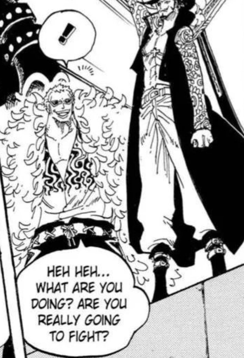 This pannel tells us everything we need to know about mihawks character.

Oda plainly saying mihawk dosnt try again yet people will still deny