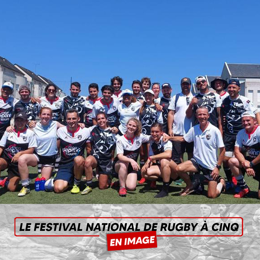 📸 Retour en images sur le festival national de rugby à cinq 📸
Le week-end dernier, nos équipes angevines se sont déplacées à Blois pour les finales nationales de Rugby à 5 2023. 👍🏉
Que de beaux résultats pour nos équipes, 7ème en open masculin et 8ème en mixte ! Bravo à tous
