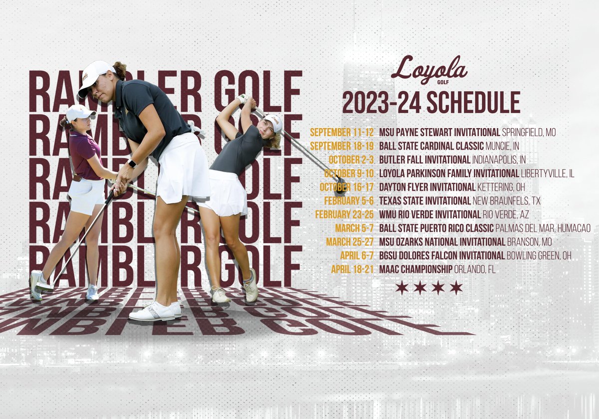 Is it September yet? Announcing our schedule for 2023-24!

📰 ➡️ bit.ly/3XqYcCu

#OnwardLU #MAACGolf