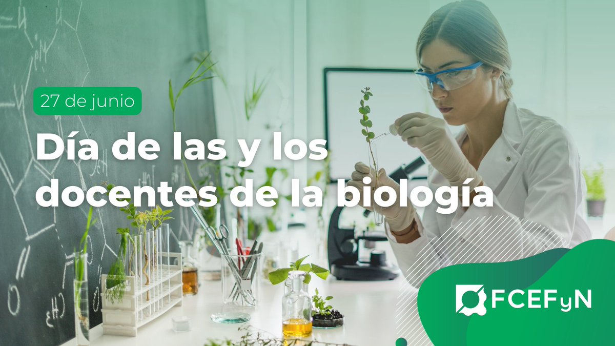 FCEFyN_UNC's tweet photo. 👩🏻🏫 ¡Feliz día, profes de #CienciasBiológicas! 👨🏽🏫
Saludamos a quienes llevan la #biología a las aulas, educando y promoviendo el pensamiento crítico en cada estudiante ✏️
¡Gracias por su gran vocación!
#unc #fcefyn #orgullofcefyn #biólogas #biólogos #DocentesUniversitarios https://t.co/SWyYKz4Bmh