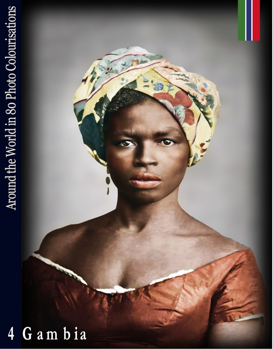 DAY 4 - GAMBIA
"Around the World in 80 Photo Colourisations" - Through this compilation, I hope to bridge the gap between cultures &amp; generations, igniting an appreciation for the human experience that transcends time and borders.
#aroundtheworldin80photos