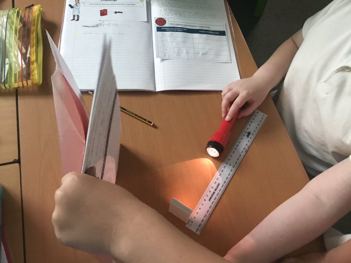GMPSclass2LP's tweet photo. We are exploring how shadows change size 🔦 https://t.co/zriQ1kQjyy