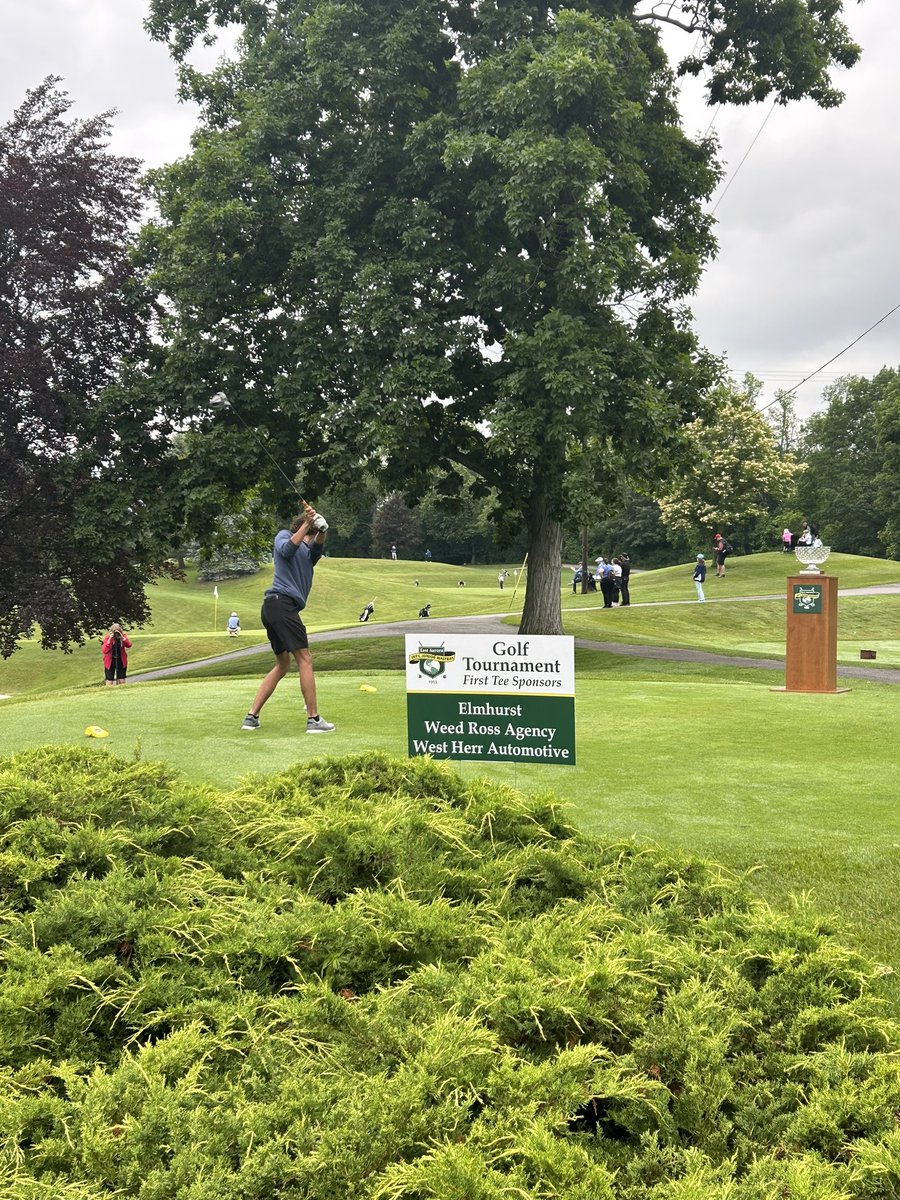 CoachOleski's tweet photo. @NCThunderwolves Incoming Freshman Eliel Rodriguez off Tee #1 to start his @ijmgolf Tournament.  Best of Luck Eliel, enjoy the experience! https://t.co/fb6Uwf4I8k