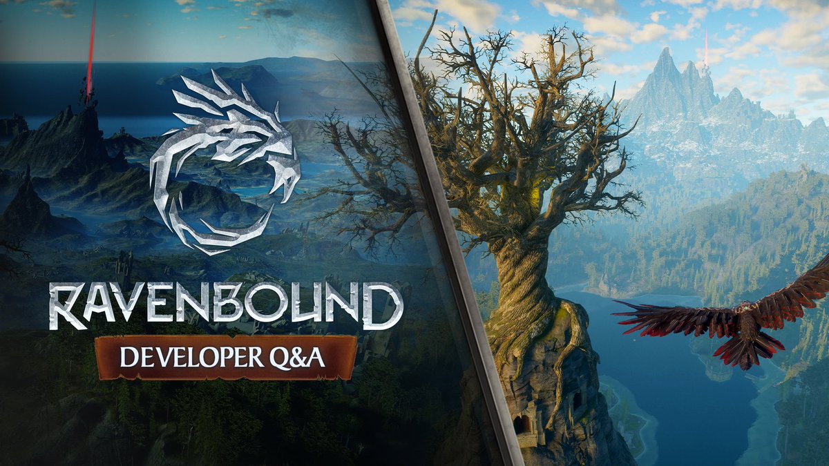 RavenboundGame's tweet photo. We're live for the weekly #Ravenbound dev Q&amp;A on Discord!

Tune in to hear more about Update 1.1 and what we've got in store for you.

 https://t.co/RTlH9MIy4h https://t.co/xZZaywqcCX