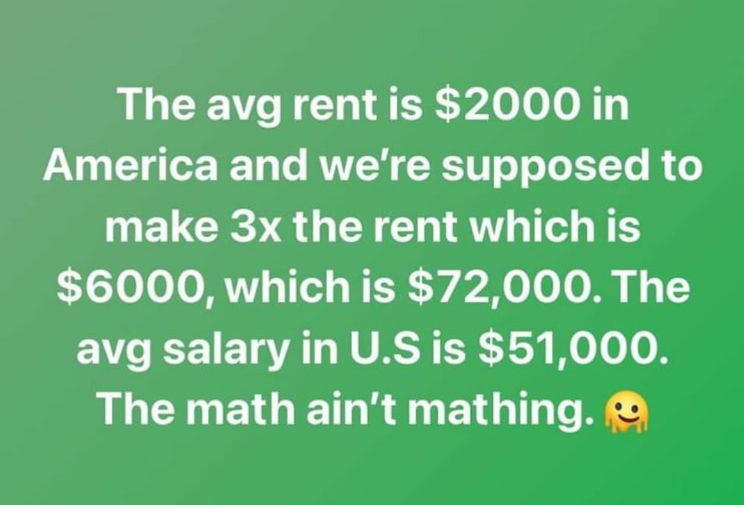 Yet people wonder why they see so many more homeless people when driving around town than they did 5 years ago. 
#HousingCrisis
#AffordableHousing