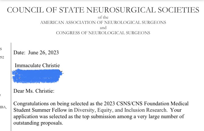 Super excited to assess current neurosurgery resident competencies and attitudes towards social determinants of optimal neurosurgical care with <a href="/MGUHNeurosurg/">Georgetown/WHC Neurosurgery</a>. Thank you for this wonderful opportunity <a href="/councilsns/">CSNS</a>. See you at #2023CNS!