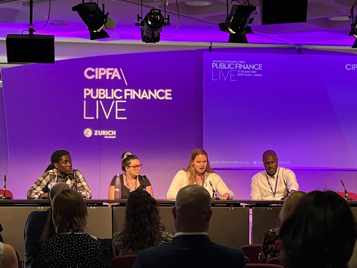 Thank you to our panel who spoke about the importance of #EDI in the workforce, chaired by @aowens80.

Guests included our Finance Advisory Network Advisor, @JenPope89, @the_young_fdn’s Senior Researcher, Alice Bell and @theequalgroup’s CEO, Mac Alonge.

#publicfinancelive23