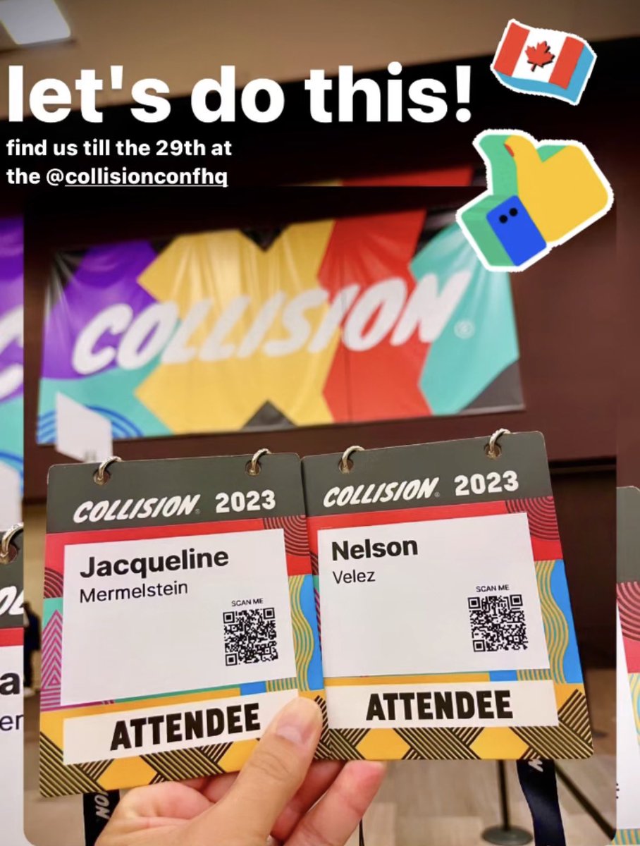 TheDevBlock's tweet image. 🇨🇦Let&apos;s do this!👍🏼
This week you can find @TheDevBlock &apos;s team at the @CollisionHQ . So don&apos;t be a stranger, say hi, let&apos;s meet... this might be the beginning of something great🤝🏼🚀!
#TheDevBlock #b2b #staffaugmentation #hiringplatform #networking #collisionconf #collision2023