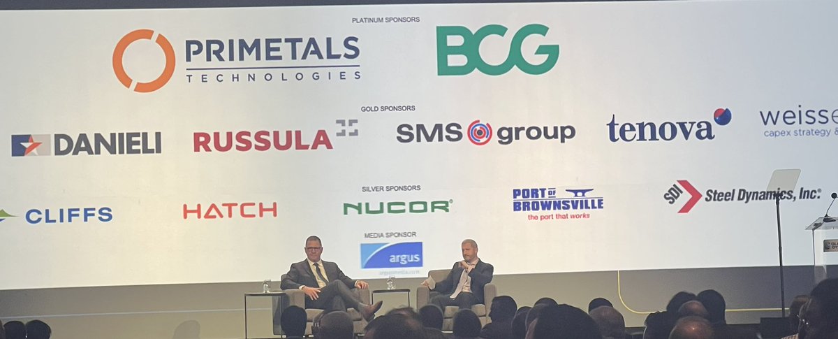 Day two at Global Steel Dynamics Forum. <a href="/NucorCorp/">Nucor</a>  CEO Leon Topalian takes the stage to discuss the company’s ongoing investments, focus on decarbonization and production capabilities of EAF for auto quality steel.