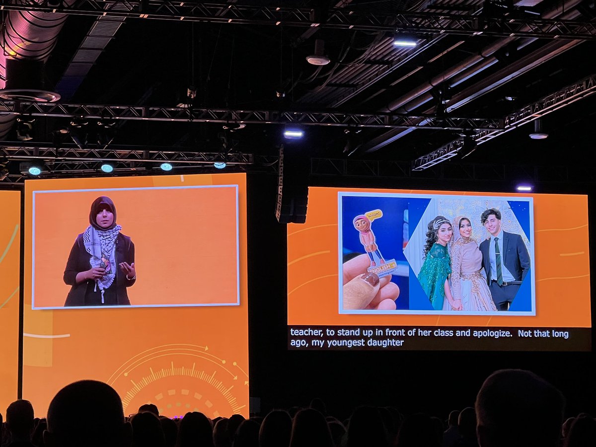StephRothEDU's tweet image. What a powerful opening to Tuesday’s @ISTEofficial!
Thank you Sawsan Jaber, Ph.D., NBCT! Learning from you, your work, & your amazing students grew me.
“We are the people we have been waiting for to do the healing work needed in the world.”
@SJEducate #ISTELive #ISTELive23