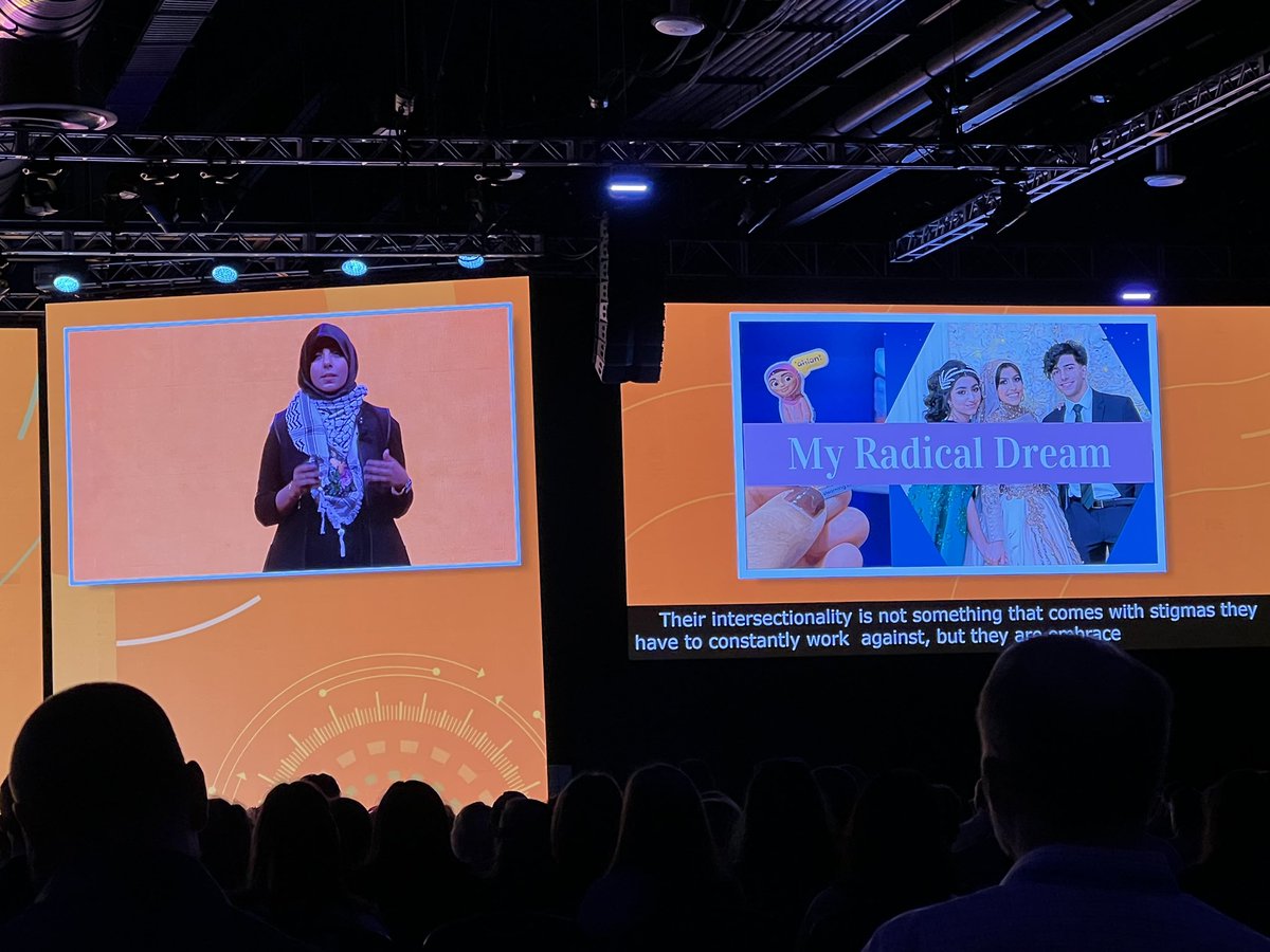 StephRothEDU's tweet image. What a powerful opening to Tuesday’s @ISTEofficial!
Thank you Sawsan Jaber, Ph.D., NBCT! Learning from you, your work, & your amazing students grew me.
“We are the people we have been waiting for to do the healing work needed in the world.”
@SJEducate #ISTELive #ISTELive23
