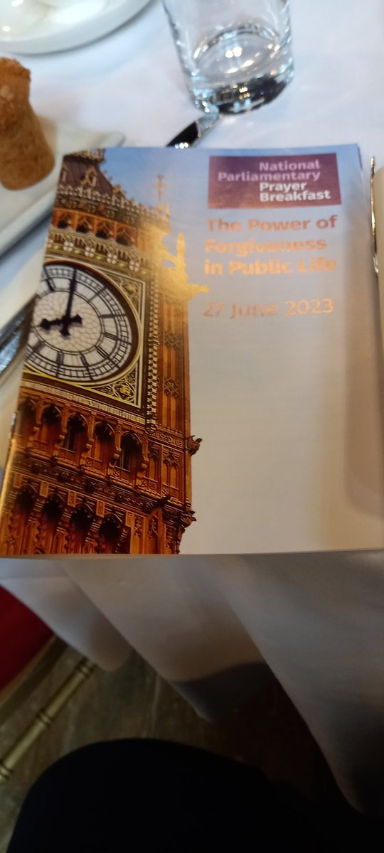 Pleased to be invited to the National Parliamentary Prayer Breakfast by our local MP, Jack Brereton.