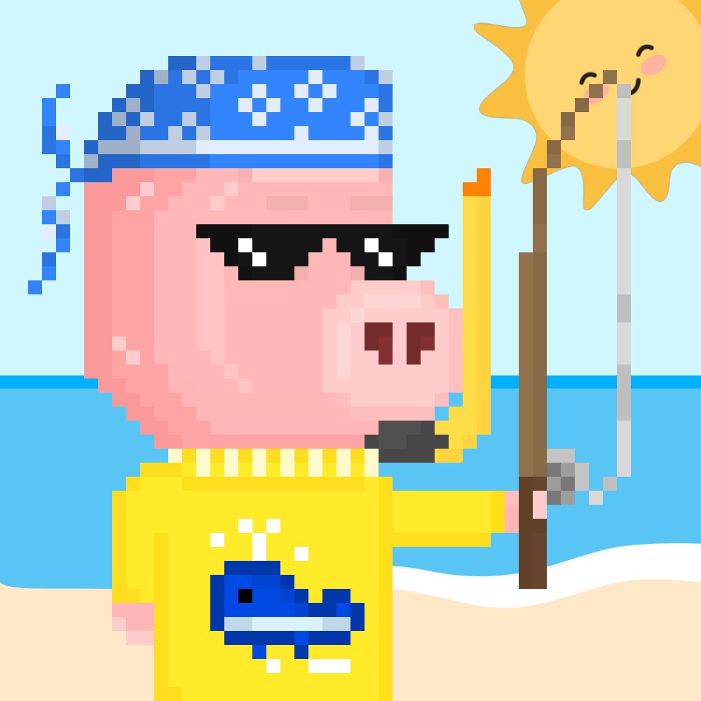 GM! Lets go fishing. It's Pig Bro Summer!

#NFT