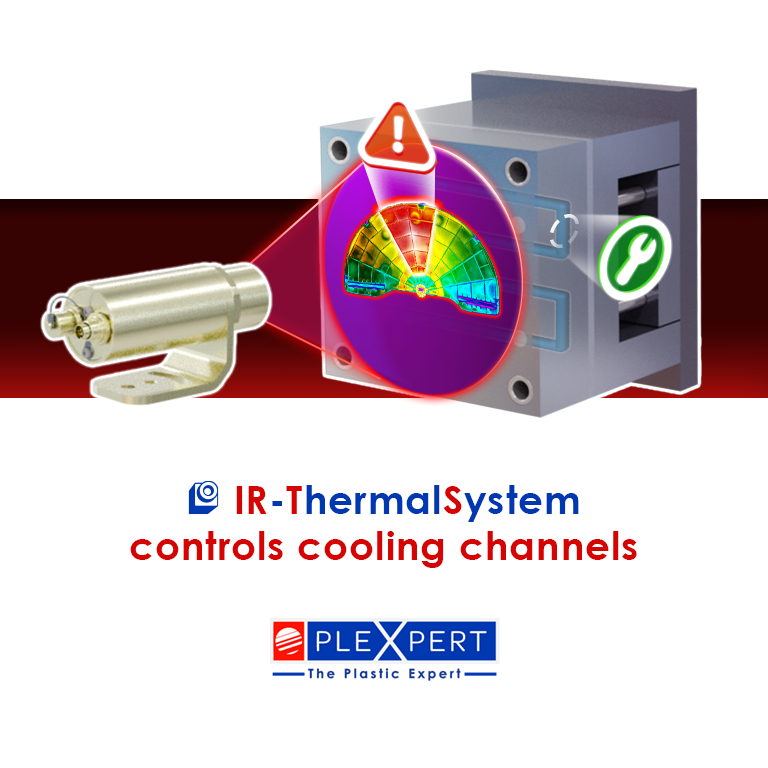 Are all cooling circuits connected properly?
Check this using the IR-ThermalSystem

#Cooling #CoolingChannels #plasticssoftware #industrialsoftware #Plasticindustry #Iotsoftware #InternetofThings 
#IntelligenceofThings #industry4 #industrialization #plasticproduction 
#Plexpert