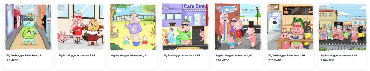 Do you know, the first series of Pig Bro Air Drop was the Pig Bro Muggers Adventure illustrated by the talented <a href="/sawankulasinghe/">Sawan Kulasinghe</a>