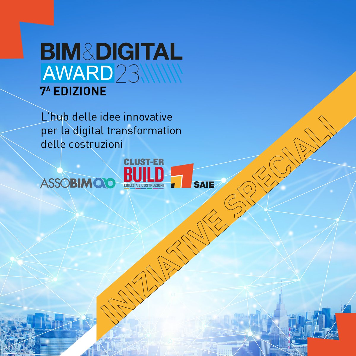 È online il bando per la 𝘀𝗲𝘁𝘁𝗶𝗺𝗮 𝗲𝗱𝗶𝘇𝗶𝗼𝗻𝗲 del 𝗕𝗜𝗠&amp;𝗗𝗜𝗚𝗜𝗧𝗔𝗟 𝗔𝘄𝗮𝗿𝗱. I finalisti saranno annunciati il 19 ottobre di #SAIEBari, mentre la premiazione dei vincitori è prevista nel mese di novembre👉 saiebari.it/it/appuntament…