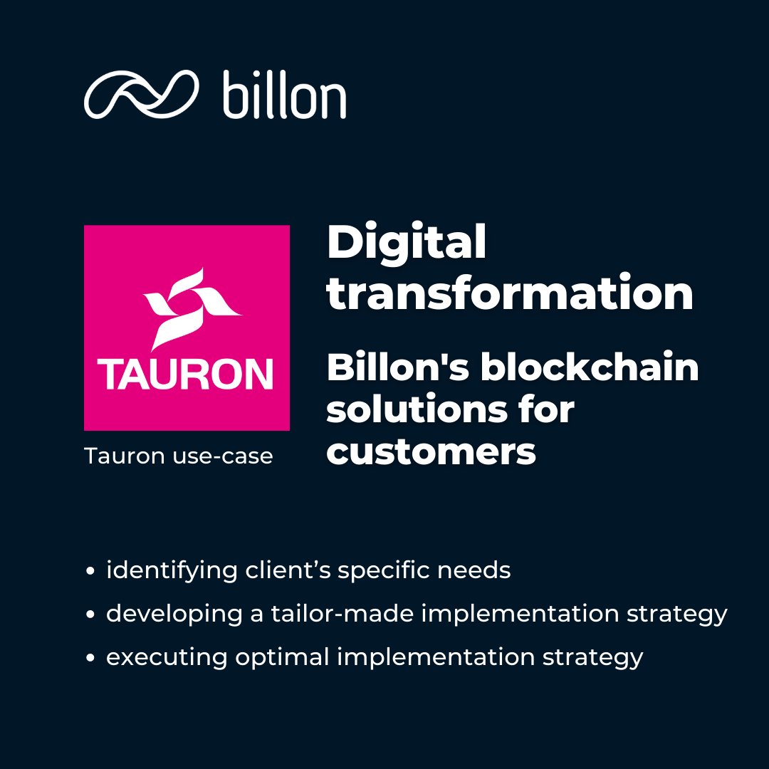 #Usecase #Techrevolution @TauronPE  
How do we implement #Billon's #blockchain solutions with clients?
Conversations with clients, identification of needs, selection of the best form of implementation, pilot implementation, production! Fast and secure: billongroup.com/case-studies/t…