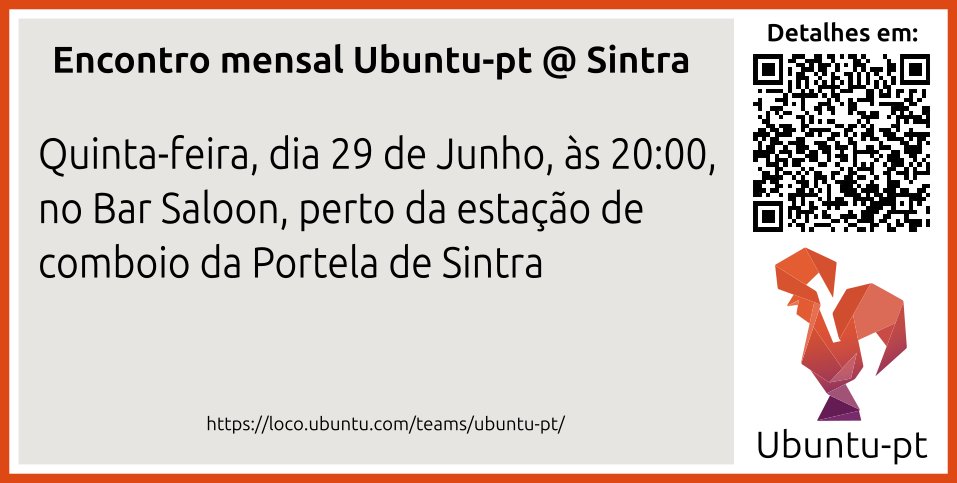 ubuntuportugal's tweet image. A próxima quinta-feira, é de novo dia de Encontro da Comunidade #Ubuntu em Sintra.

É também o 1º dia da 1ª #TestingWeek do #ManticMinotaur, uma oportunidade de contribuirmos para os testes ao sabor da conversa.

loco.ubuntu.com/events/ubuntu-…
#Meetup #Linux #SoftwareLivre #OpenSource