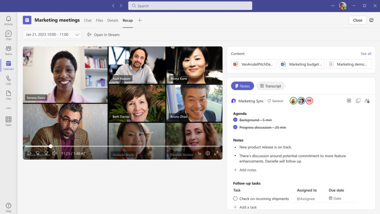 infinitybs's tweet photo. Ever found yourself in a meeting, desperately scribbling down notes while trying to pay attention to what's being said? Team's Meeting Recap feature can do that (you'll need to be a Premium subscriber) #MicrosoftTeams #AIUpdates #ProductivityHacks

https://t.co/lYBfB01P5X https://t.co/28wthUufE4