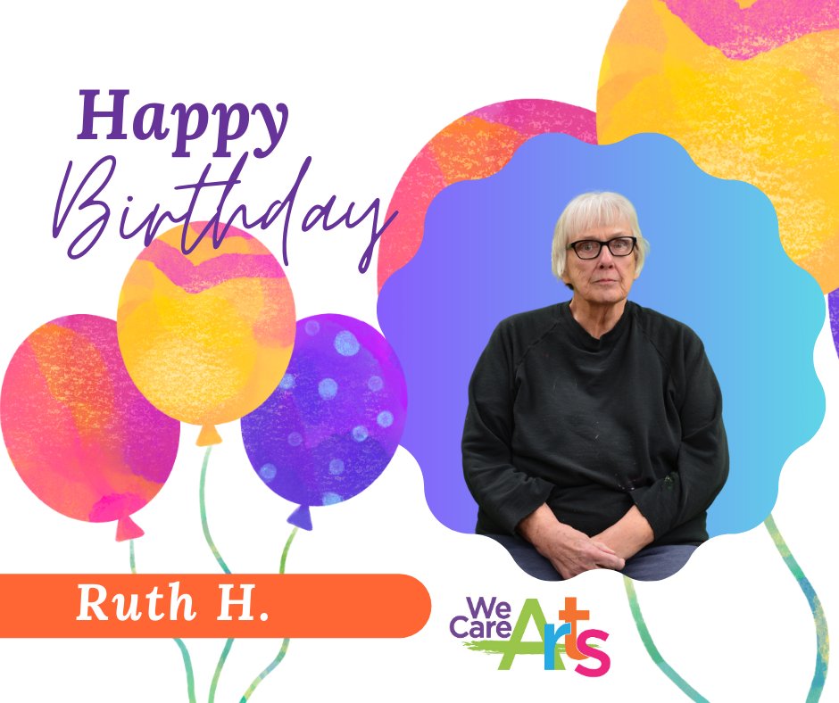 👉It's time to celebrate! Happy birthday Ruth! What a blessing to share another year with you here at We Care Arts! Have a wonderful day celebrating!🤩🎂🎨😍🎁
. 
.
#Wecarearts #BirthdayGirl #BirthdayVibes #Birthday #TuesdayVibes