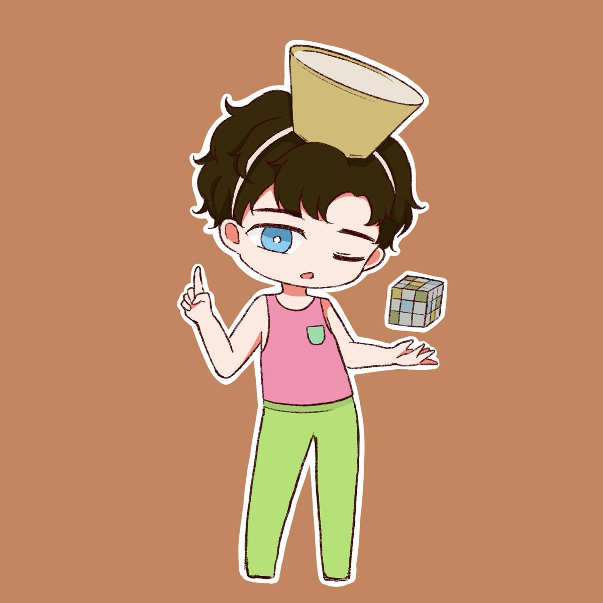 La Bullshat, one and only, artist extraordinaire.
These are two of the outfits he wears in interviews and performances. The unique styles express his artistic messages perfectly, which in one word is, TRA.
As he said, life imitates art, but art imitates him.🙏
#FoilArmsandHog