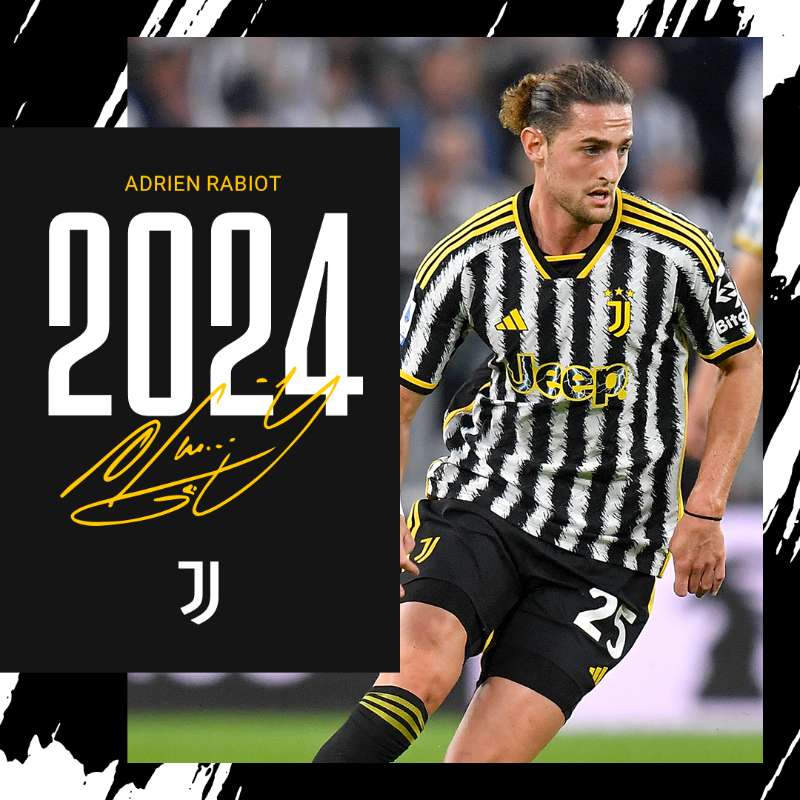 juventusfcpt's tweet photo. OFICIAL | A aventura de Adrien continua 🐴⚪️⚫️