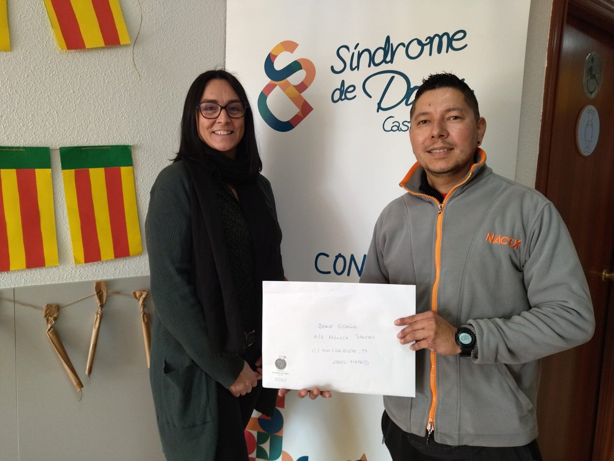 nacex_'s tweet photo. ¡Nueva acción solidaria de nuestras franquicias! NACEX #Castellón colabora con el programa "Contamos Contigo" de @DownCastellon ofreciendo sus servicios de mensajería. https://t.co/ep0510w1SP