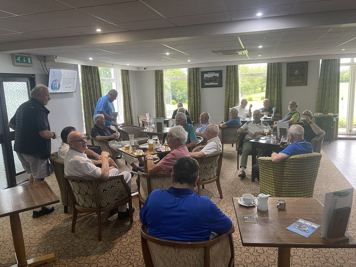 Great day <a href="/LeesHallGC/">Lees Hall Golf Club</a> <a href="/leeshallgolf/">Lees Hall Golf Club (BAR & FUNCTIONS )</a> Denis Haddon Rabbits Trophy winner Sean Fiander winner again. Course in great shape <a href="/ian_whitehead8/">ian Whitehead Head Greenkeeper Lees Hall Golf Club</a>