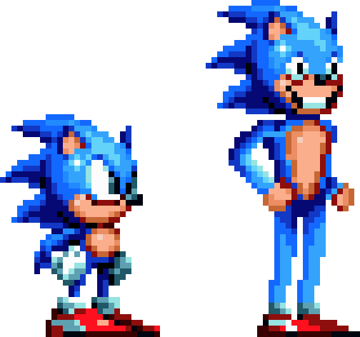 Sonic 1 Sprite Png, Transparent Png - 1200x1200 PNG 