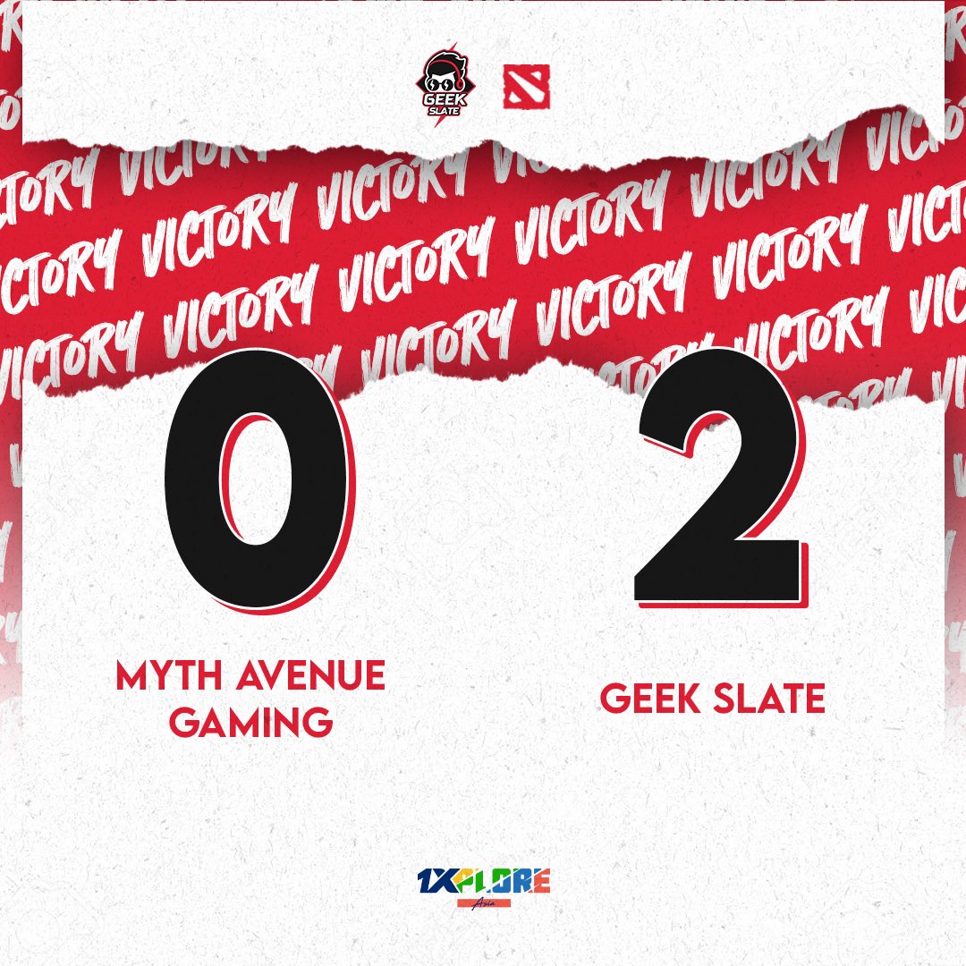 TeamGeekFam's tweet photo. That’s it Fam! Are you guys entertained?
Back to back matches and we claimed the 🏆
#GeekSlate #Dota2 #1xplore #Champion https://t.co/59fhA0XEKH