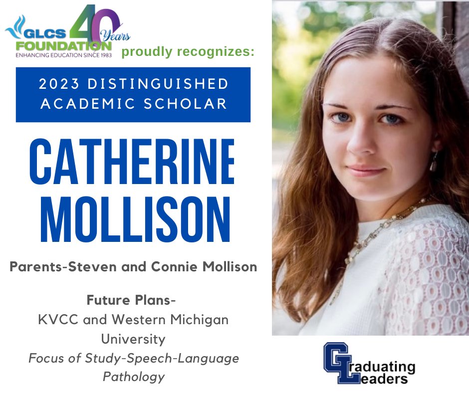 We’re excited to individually recognize the Gull Lake Class of 23’s Distinguished Academic Scholars! Congrats to Catherine Mollison! #glcsf