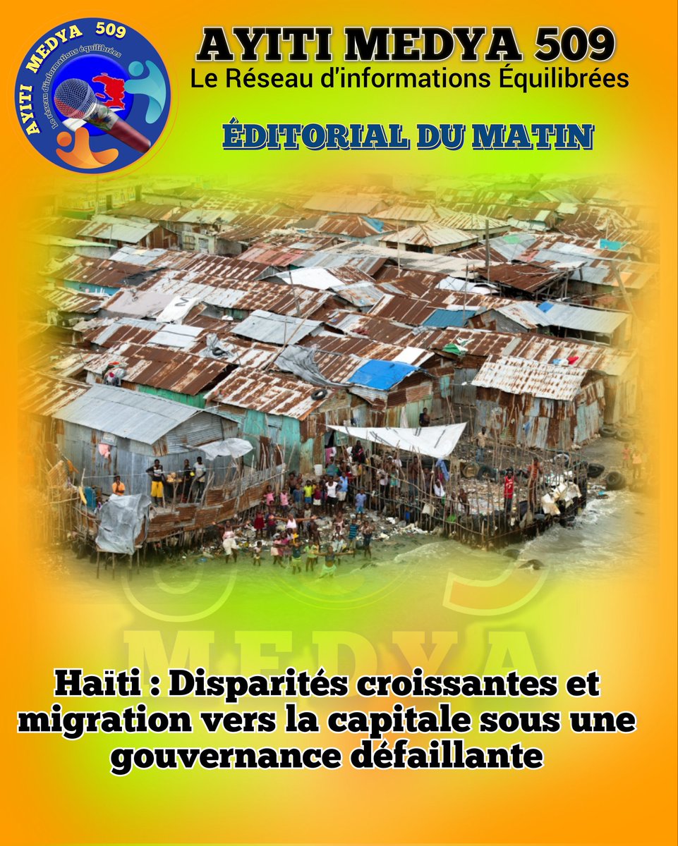 🌐 La mauvaise gouvernance en Haïti a entraîné des disparités croissantes et des conditions de vie précaires. Les autorités doivent agir maintenant pour un avenir meilleur. #Haïti #GouvernanceResponsable