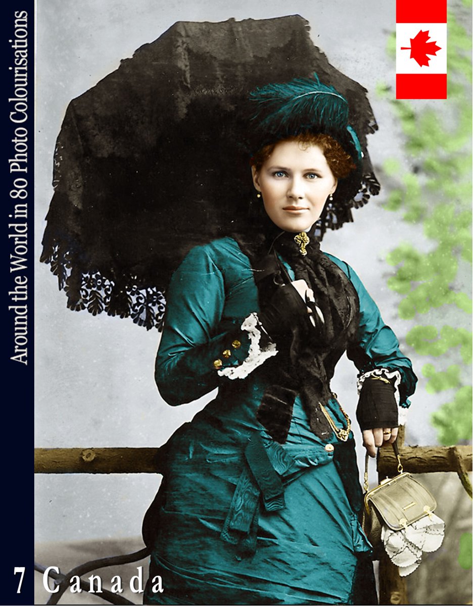 DAY 7 - CANADA
"Around the World in 80 Photo Colourisations" - Through this compilation, I hope to bridge the gap between cultures &amp; generations, igniting an appreciation for the human experience that transcends time and borders.
#aroundtheworldin80photos