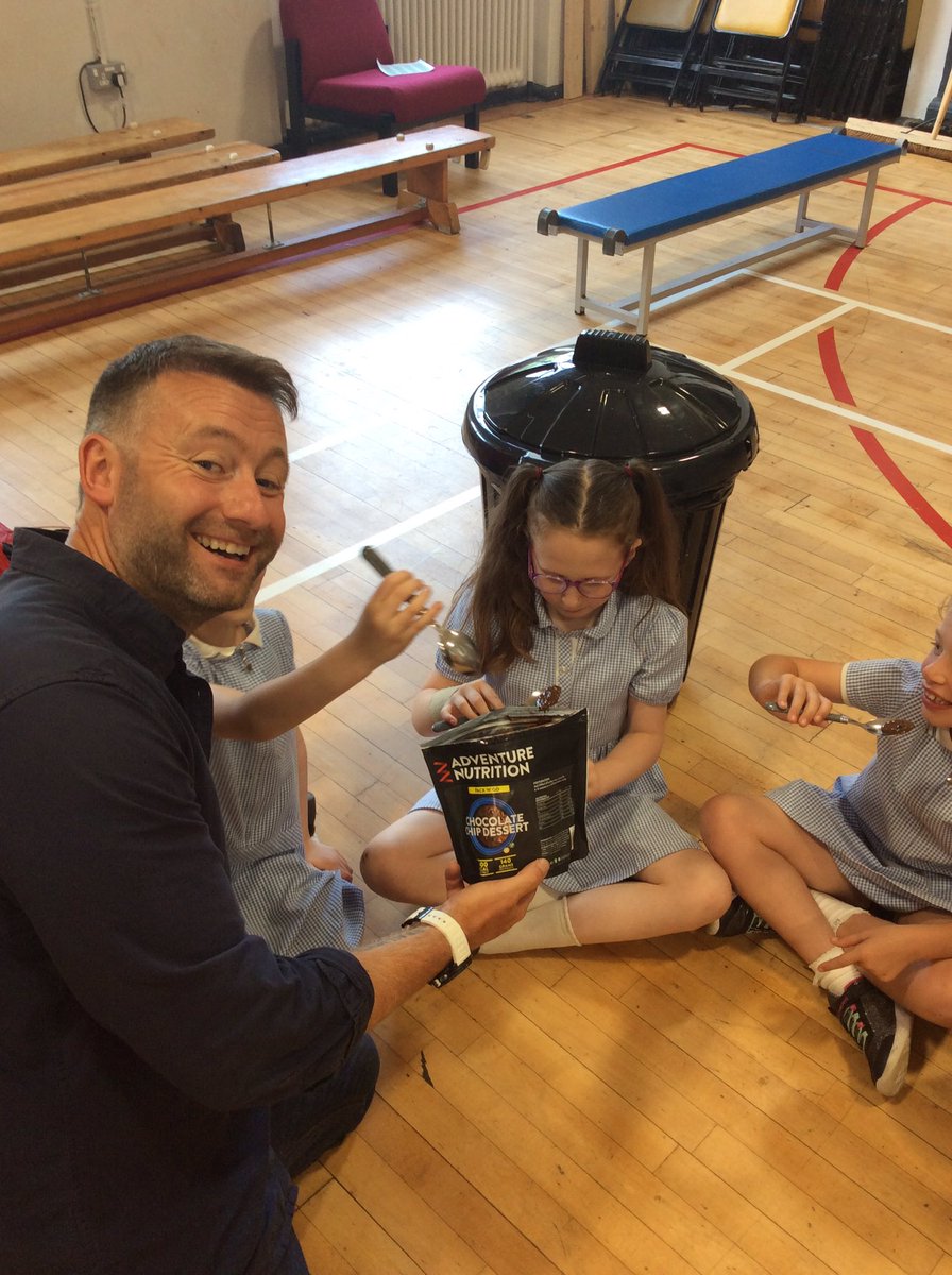 When <a href="/CaptainKetch/">James Ketchell</a> came in to visit we tried out his expedition food <a href="/BlackrodPSch/">Blackrod Primary</a> <a href="/Kahlo_BPS/">Kahlo_BPS</a>