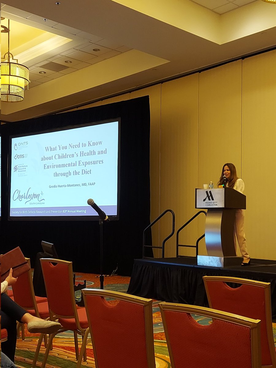 So excited for <a href="/PROTECT_SRP/">PROTECT</a> researcher (and colleague) Dr. Gredia Huerta-Montañez's talk at this mornings @SocBirthDefects <a href="/DevNeuroTox/">Developmental Neurotoxicology Society (DNTS)</a> &amp; Organization of Teratology Information Specialists Health Disparities in Communities of Color joint symposium!