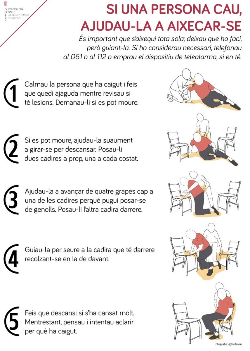 Saps com ajudar a aixecar-se una persona que ha caigut sense fer-li mal?🤔 Sabes cómo ayudar a levantarse sin hacerle daño a alguien que ha caído?🤔 <a href="/BPSOapmallorca/">BPSOapmallorca</a> @bpsobalears