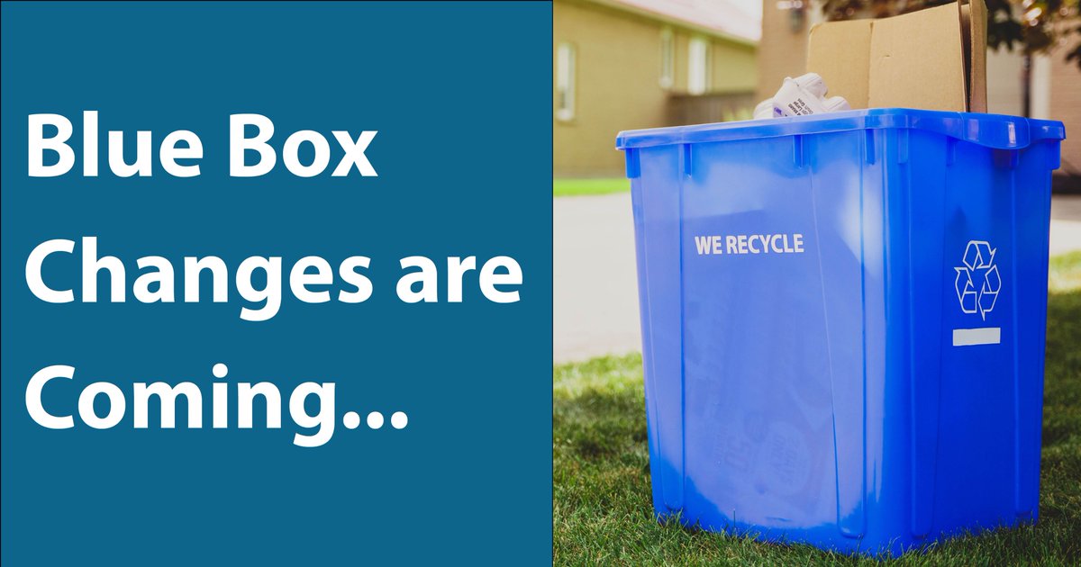 Starting July 1, 2023
Direct all recycling inquiries to GFL. Call GFL at 1.888.941.3345 ext.1 for new or replacement Blue Boxes. NO changes to acceptable material in Blue Boxes &amp; collection calendars. For more info, visit dufferincounty.ca/waste.