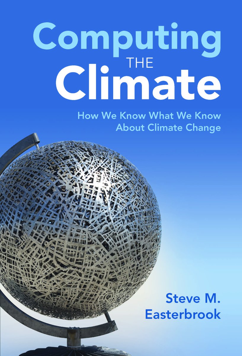 My book now has a cover! 'Computing the Climate: How we know what we know about climate change' Pre-order your copy here: cambridge.org/9781107589926 #Climate #ClimateChange #Models #Software (For more updates, follow the link in my profile to the elephant site)