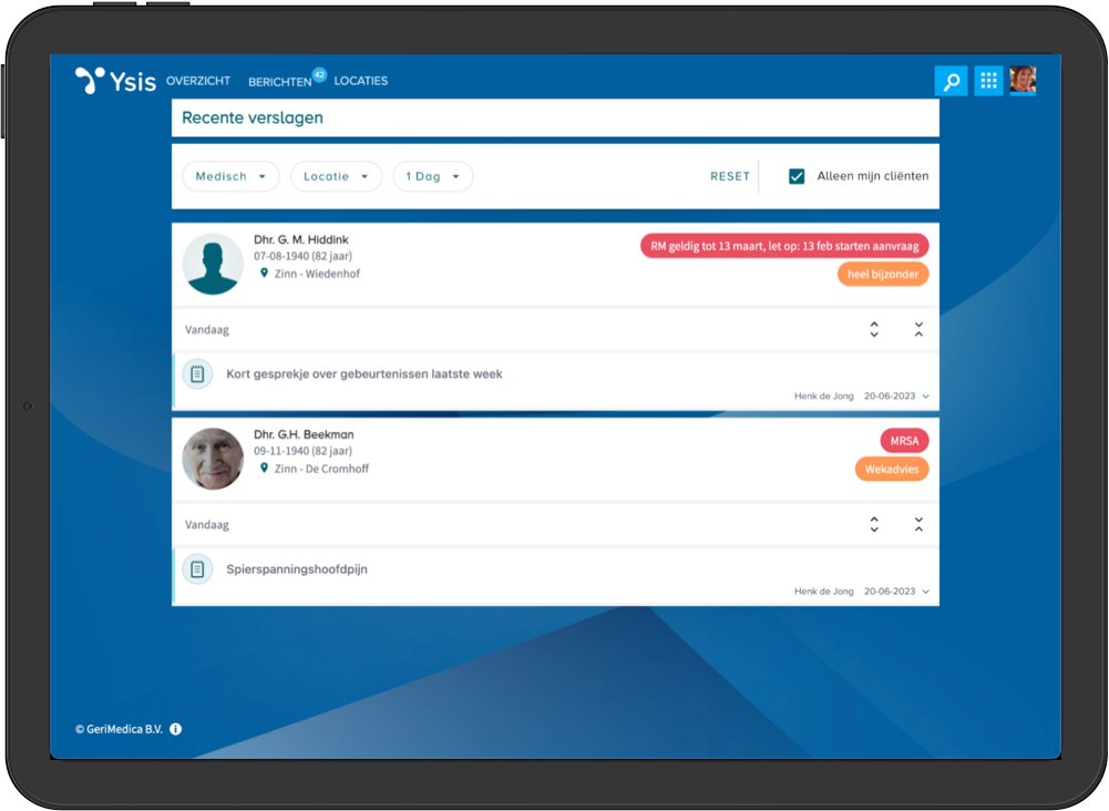 We voegen continu nieuwe functionaliteiten + verbeteringen toe aan Ysis. Af en toe komt er iets nieuws bij wat extra aandacht verdient! Nieuwsgierig naar onze nieuwe ‘recente verslagen' pagina? Lees op de website hoe deze pagina jou als gebruiker helpt! ➡️ bit.ly/3NPJ8eD