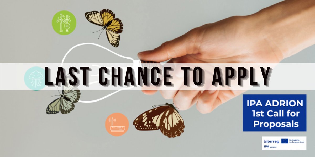 INTERREGADRION's tweet photo. 📣 #IPAADRION 1st Call for Proposals is nearing its end! ⏰

You have less than 3 days to put the final touches on your proposal and make it shine. ⚡️ 

🗓️Closure: June 30th at 13.00 CEST/Rome time, 2023.

More👉 https://t.co/073sUpXnuA

Wishing the best of luck to all 🍀 https://t.co/7pHTEi4IVU