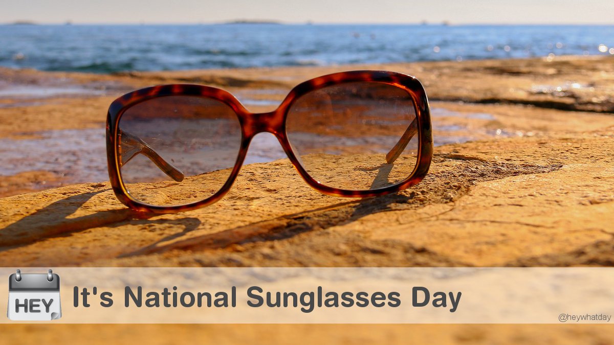 It's National Sunglasses Day! 
#SunglassesDay #NationalSunglassesDay #Beach