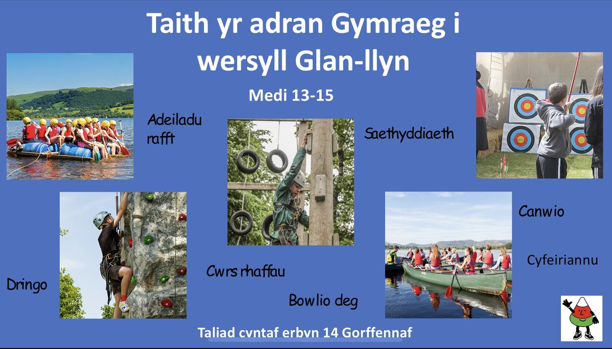 Ad_GymraegLlan's tweet image. Mae’r siop nawr ar agor i dalu am daith bl.8 i wersyll Glan-llyn fis Medi nesaf. Edrych ‘mlaen! // The shop is now open to pay for year 8’s trip to Glan-llyn in September. We can’t wait! 🏴󠁧󠁢󠁷󠁬󠁳󠁿
