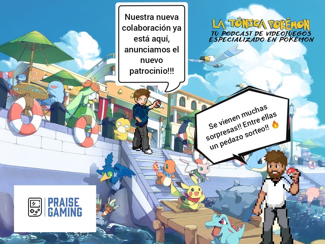 Desde el equipo de Praisegaming queremos dar la bienvenida a éste nuevo proyecto con los compañeros de <a href="/latonicapokemon/">La Tónica Pokémon</a> , vamos a traer muchas novedades en ambas cuentas, deseando dar rienda suelta a ésta simbiosis tan particular.

Pss oyee, y hay código descuento en conjunto 🔥